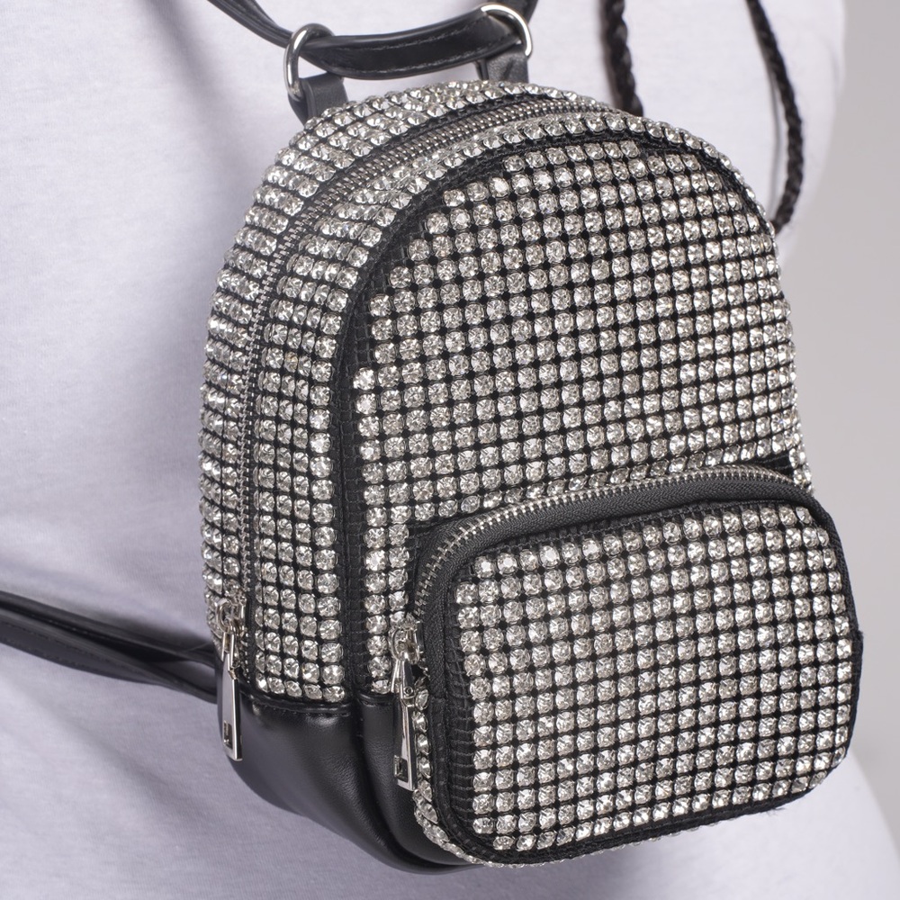 Rhinestone Mini Backpack